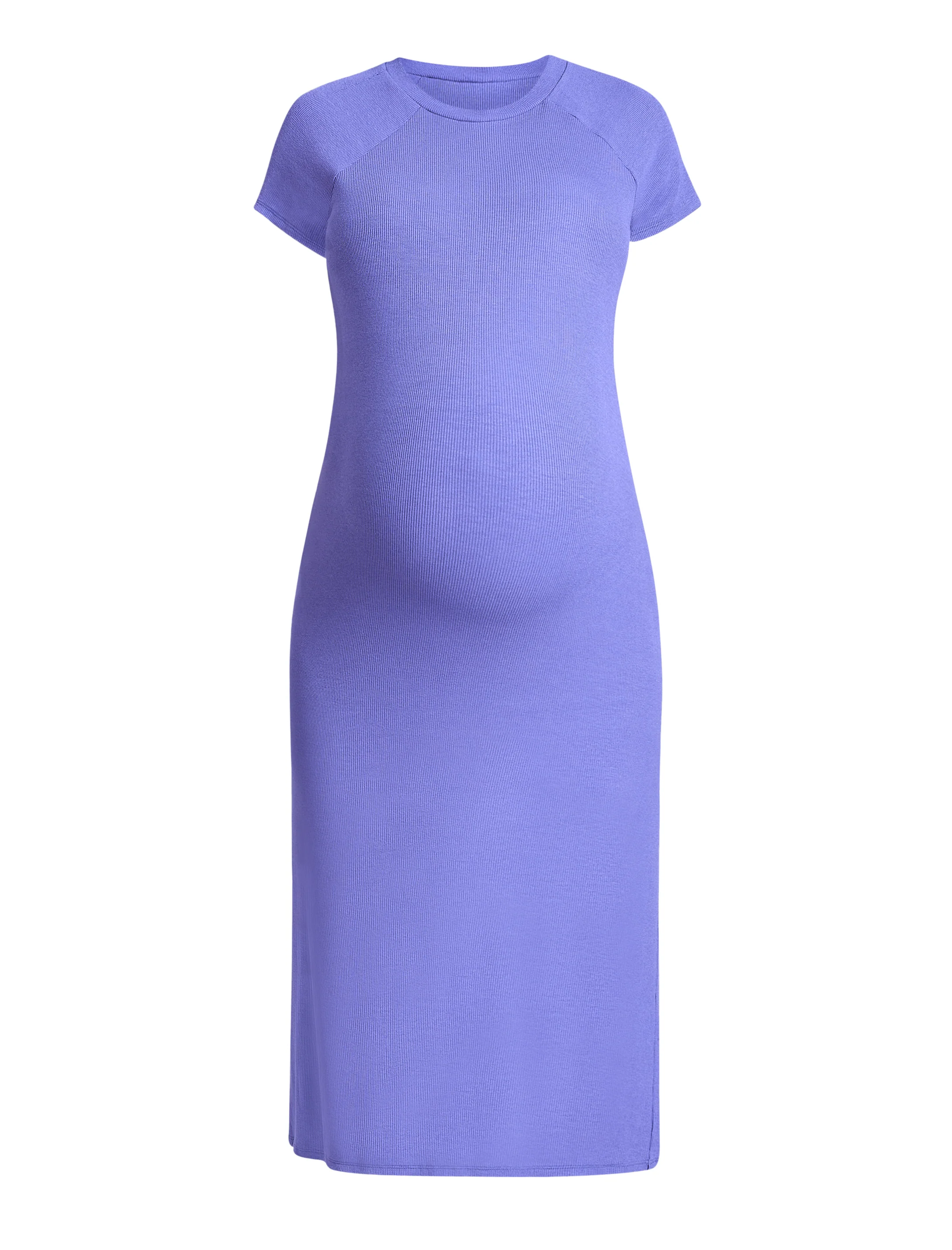 Ribbed Raglan Midi Dress - Fallshirt