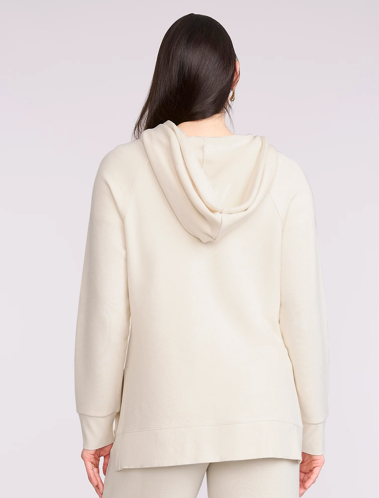 Maternity Tunic Hoodie with Side Slits - Fallshirt
