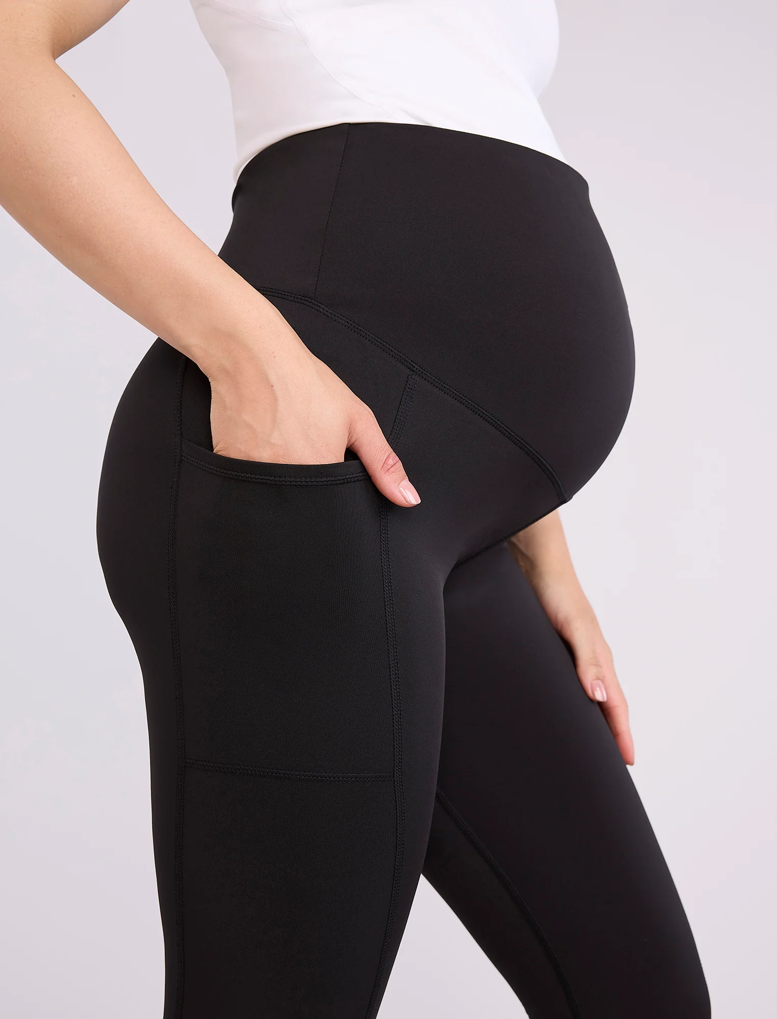 Maternity Seamed Active Pockets Legging - Fallshirt