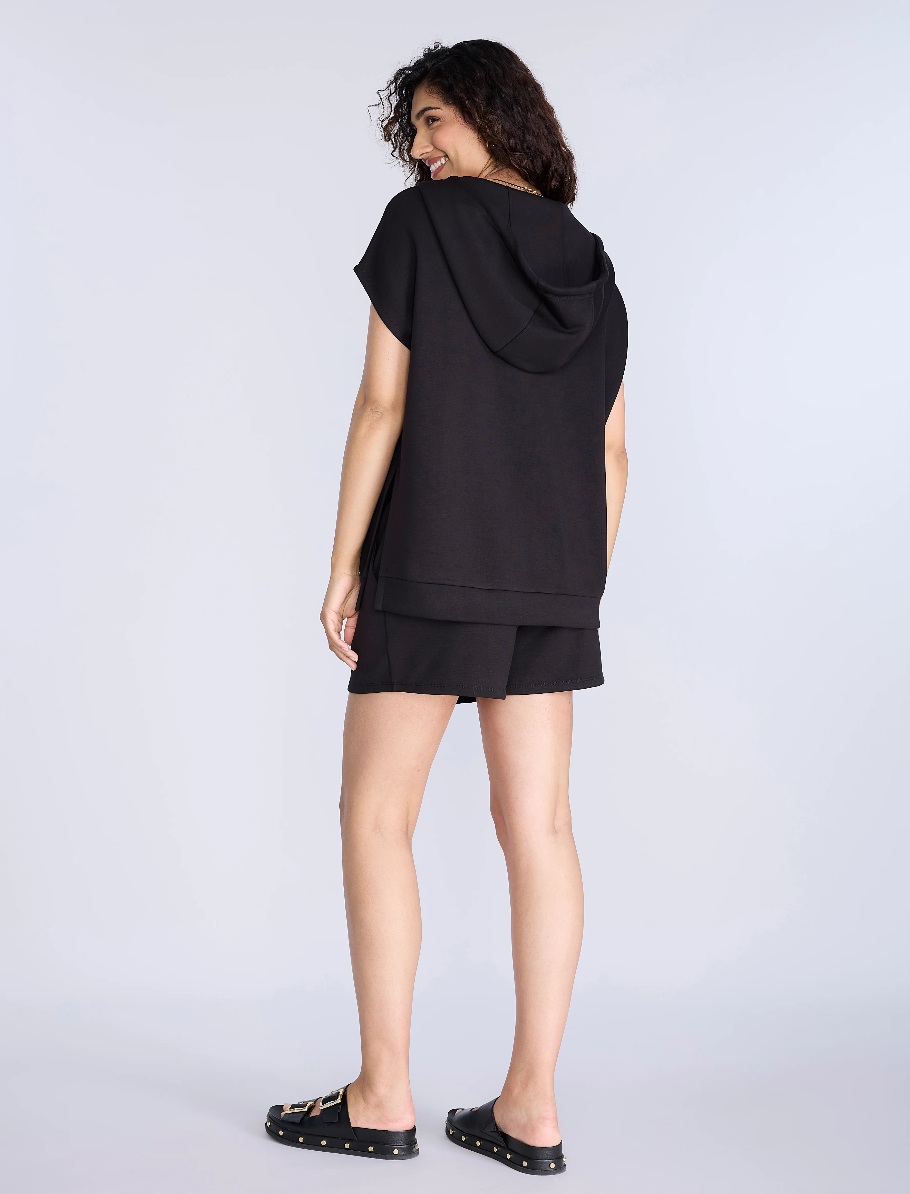 Hooded Short Sleeve Hoodie - Fallshirt