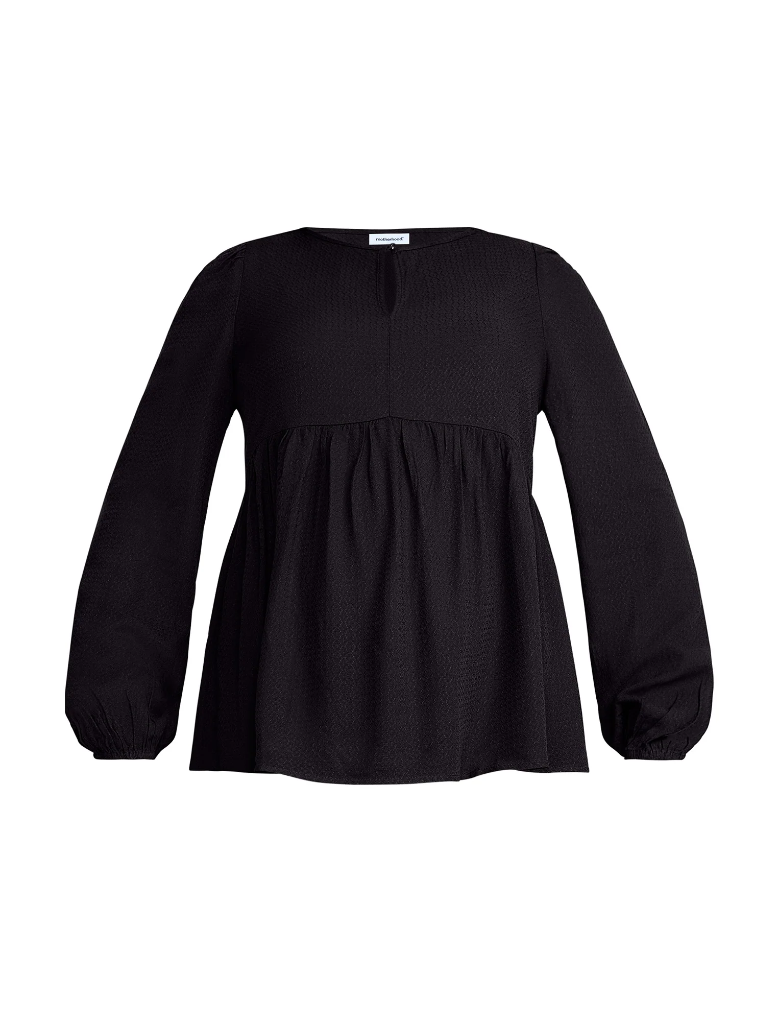 Long Sleeve Keyhole Blouse - Fallshirt