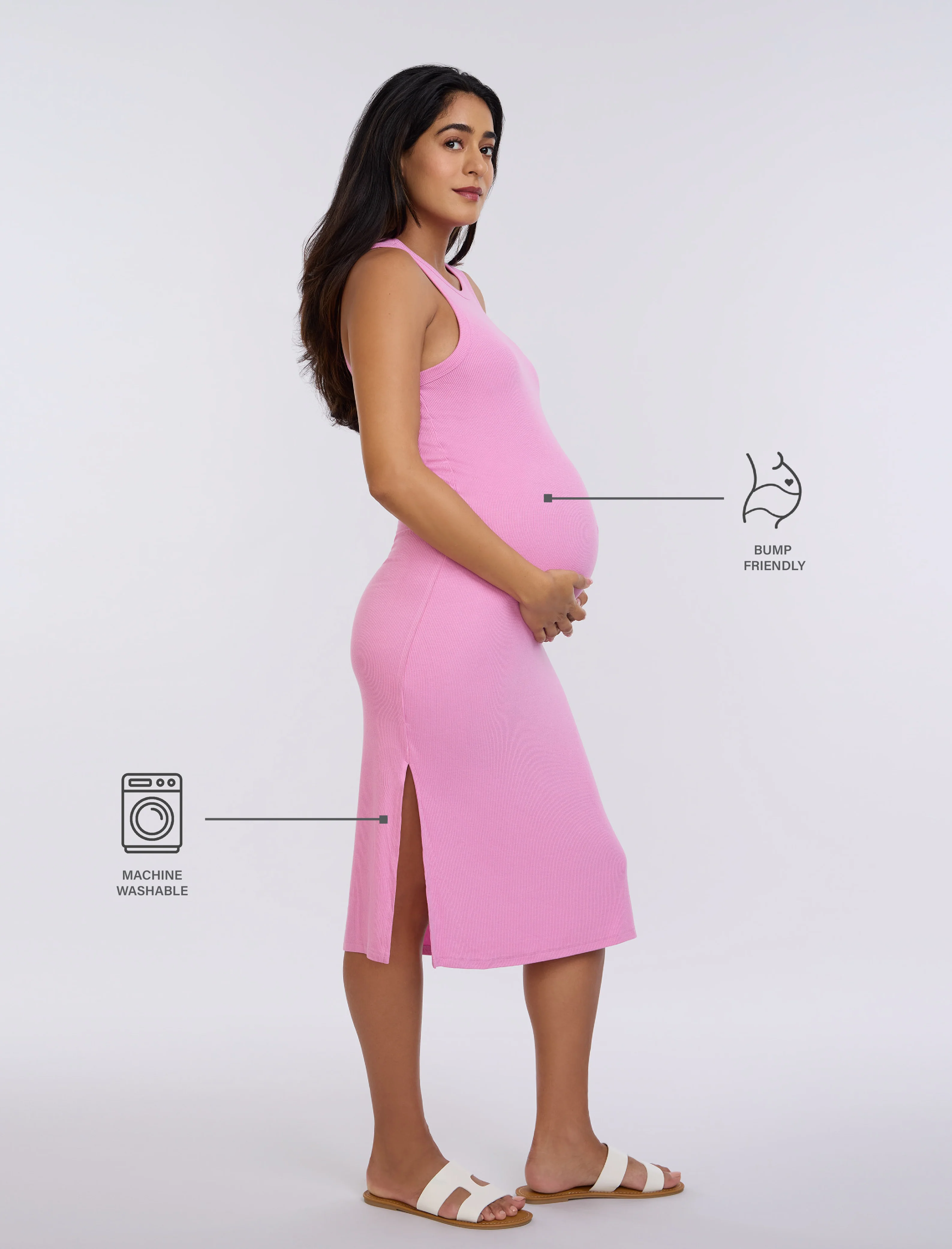 Racerback Tank Midi Dress - Fallshirt