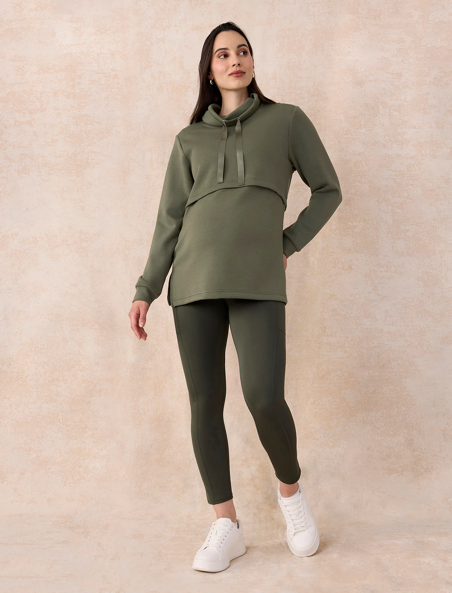 Maternity Seamed Active Pockets Legging - Fallshirt
